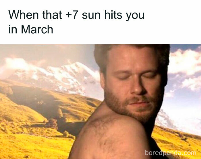 When You Get Over-Excited By Spring Sunshine 😎☀️