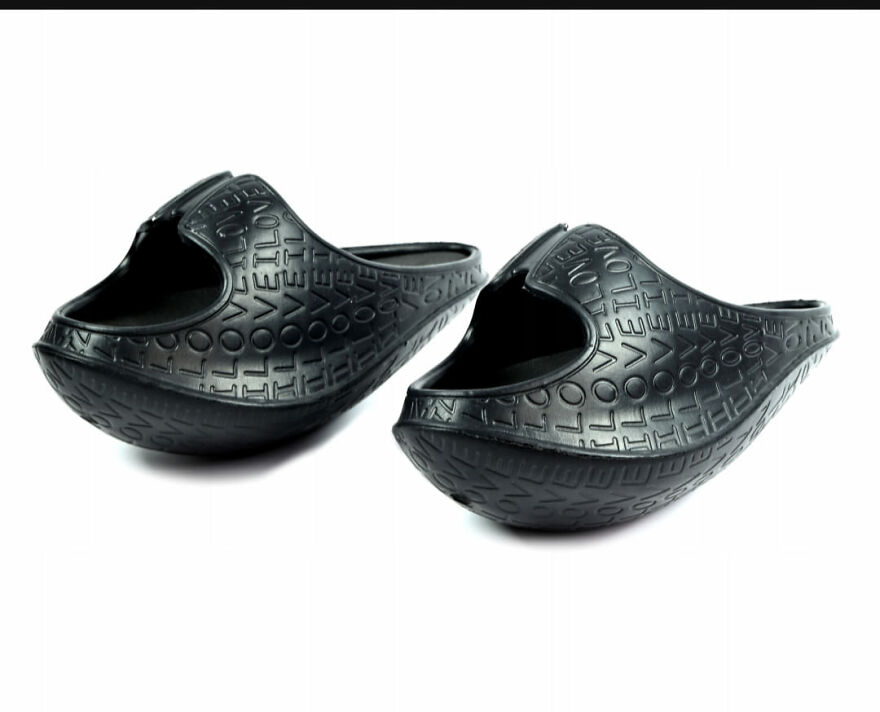 These Are Shoes. According To The Lister's Claim, They Help You Become Slimmer, Somehow