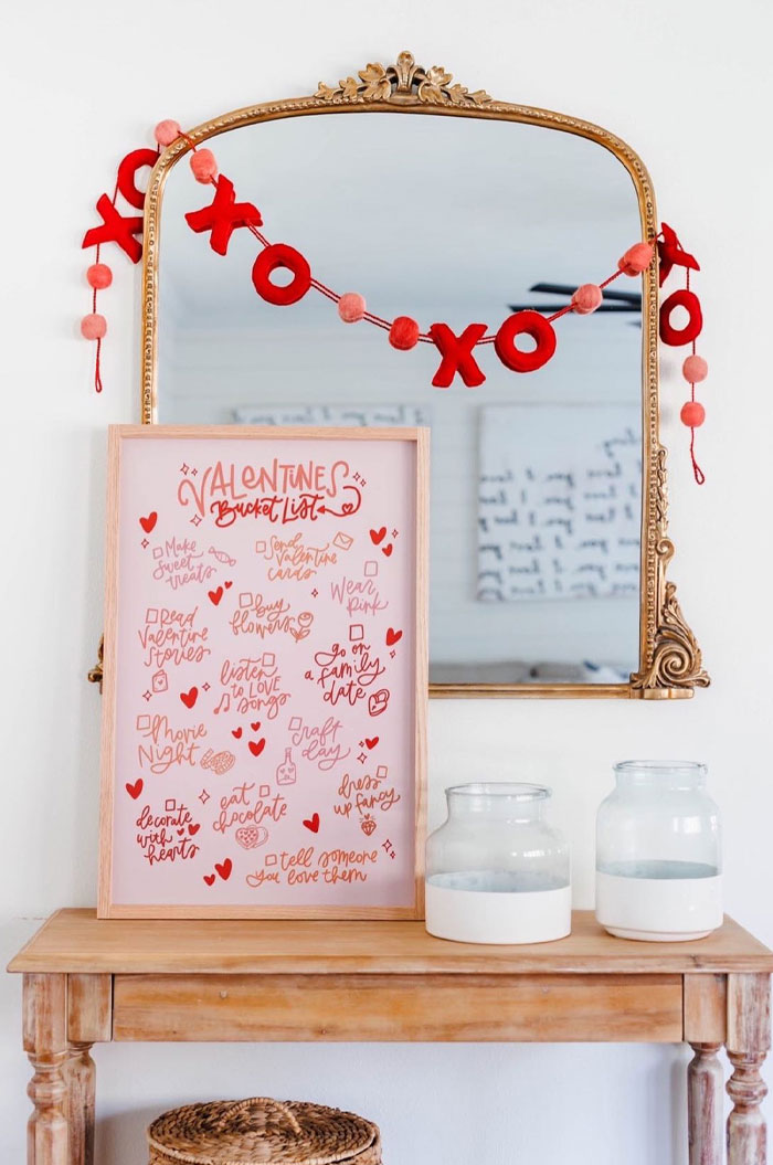 Valentine's Bucket List. The Countdown Is On For February