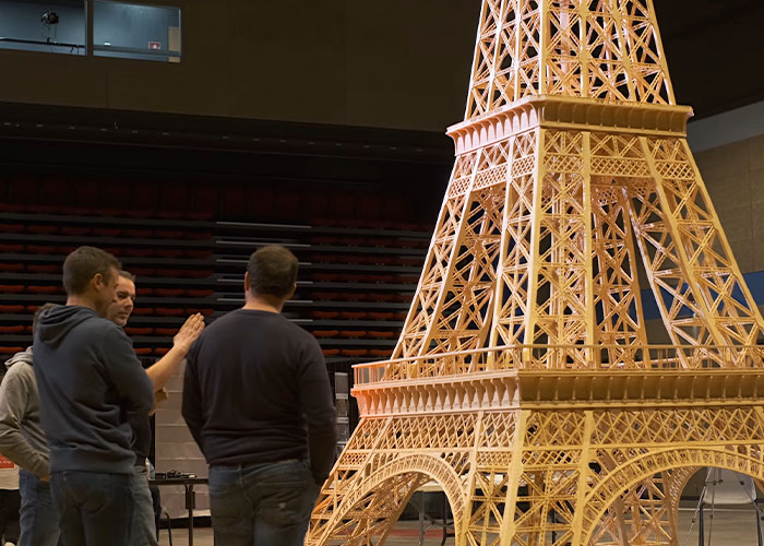 “Big Disillusion”: Man Responds After His 23ft Eiffel Tower Made Of Matches Is Disqualified From Record “Big Disillusion”: Man Responds After His 23ft Eiffel Tower Made Of Matches Is Disqualified From Record