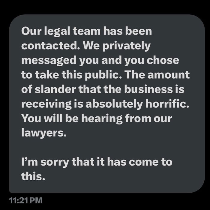 Hospitalized Customer Cancels Dinner Reservation And Restaurant&rsquo;s "Gross" Response Goes Viral