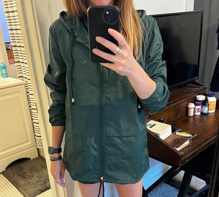 Stay Storm-Ready With This Lightweight Windbreaker And Pack It So Tiny, It’s Like It’s Not Even There— Until You Need It, Of Course