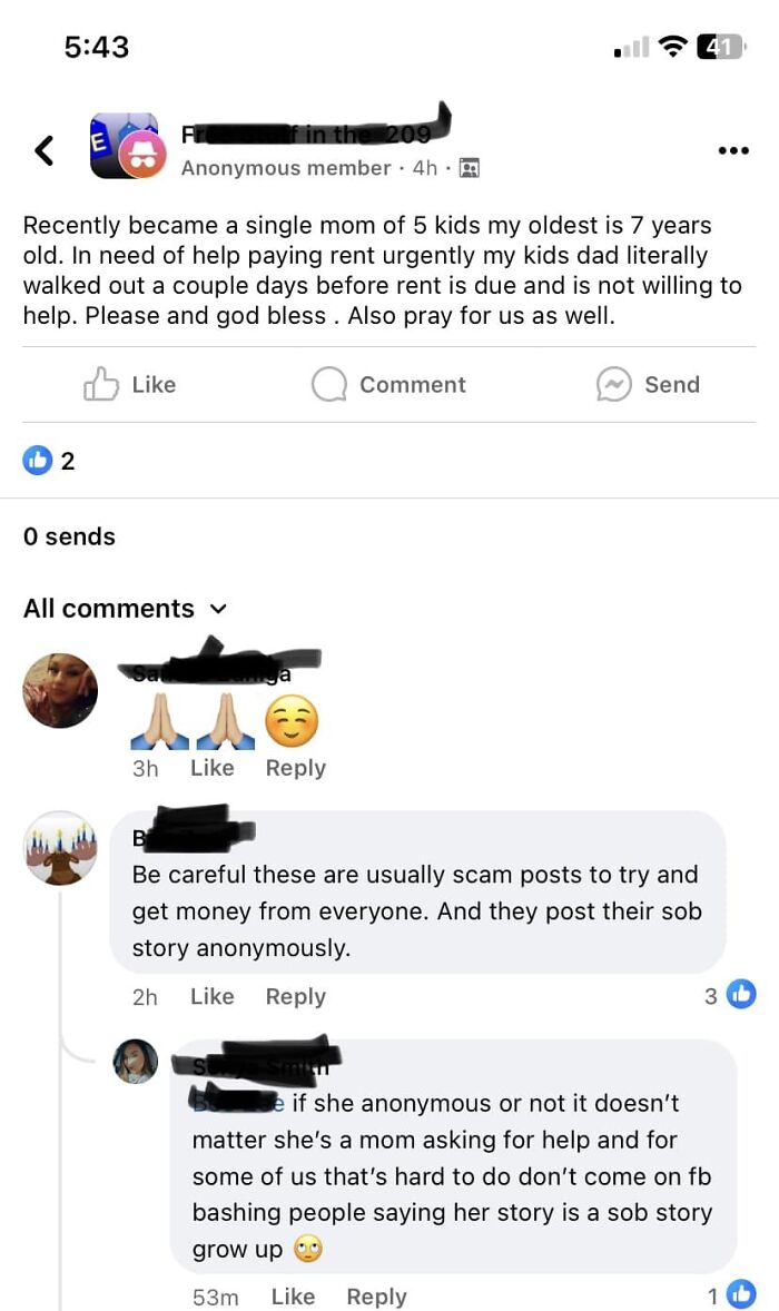 Always Anonymous Which Makes It Hard To Trust