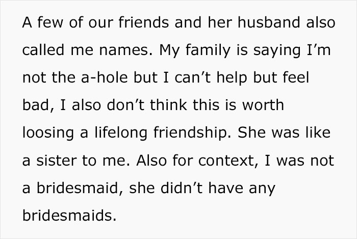 Bride Berates BFF For Answering An Emergency Call At Her ‘Unplugged Wedding’ Bride Berates BFF For Answering An Emergency Call At Her ‘Unplugged Wedding’