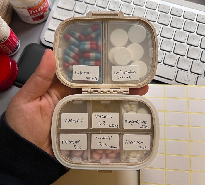 Stay On Top Of Your Game With This Travel Pill Organizer And Never Mix Up Your Meds— Because The Last Thing You Need Is A Mystery Pill At 30,000 Feet