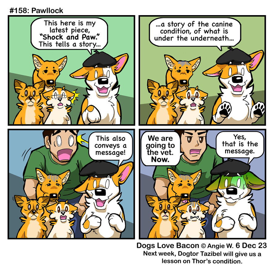 I Draw Comics About The Lives Of Four Rescue Dogs!