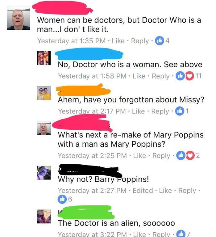 "What's Next? Mary Poppins With A Man, Barry Poppins?"