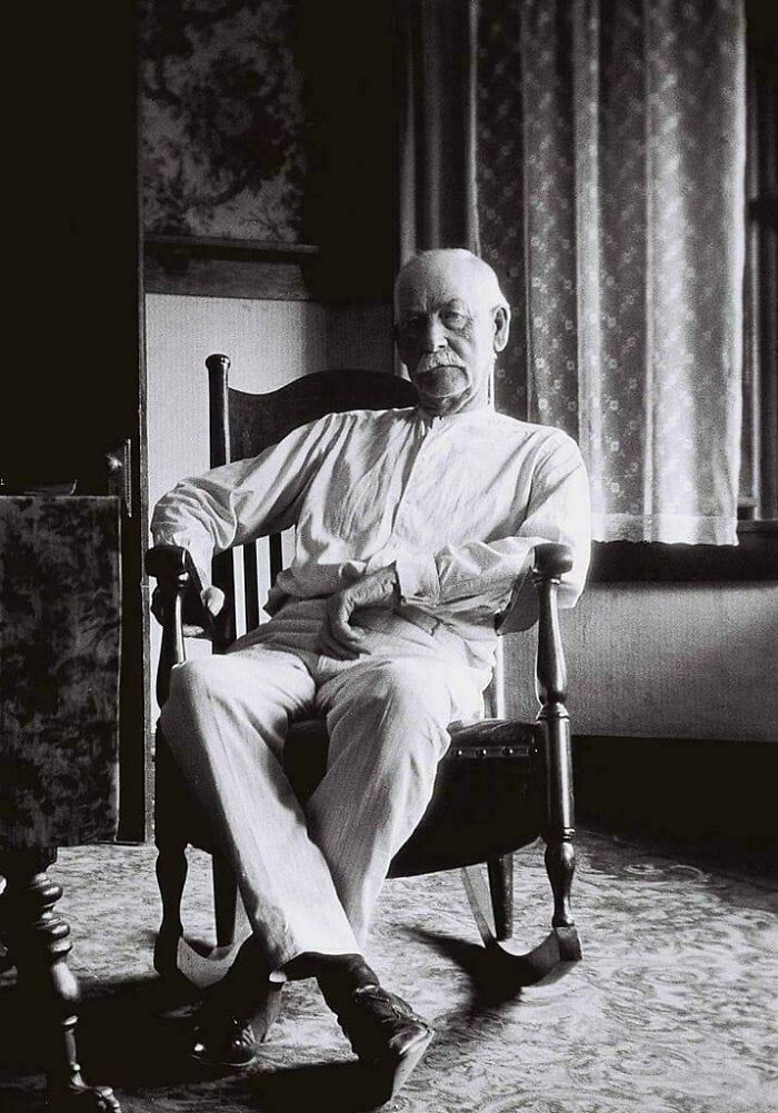 Wyatt Earp (March 19, 1848 - January 13, 1929) Photographed By His Wife Josephine Earp