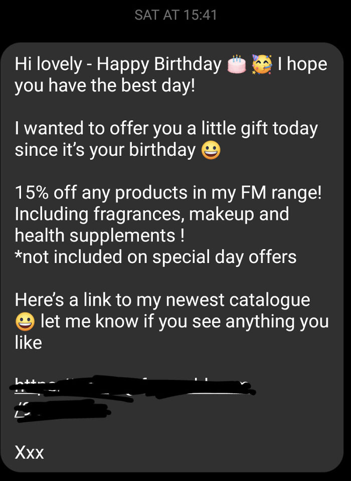 My Cousin Sent Me This Message On My 30th Birthday