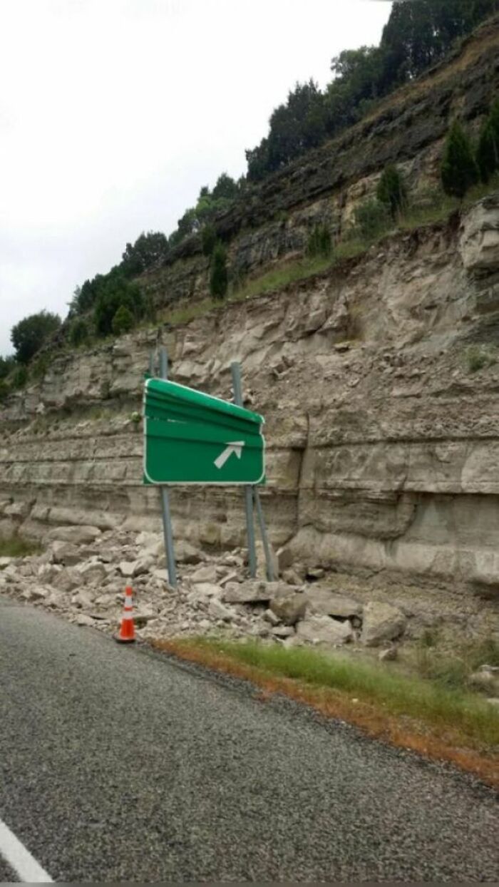 I Wonder What That Sign Used To Say