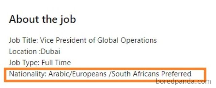 Downright Racism On Display