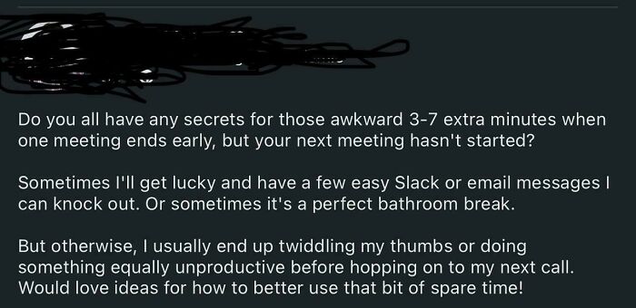 God Forbid You Aren’t Productive For 7 Minutes