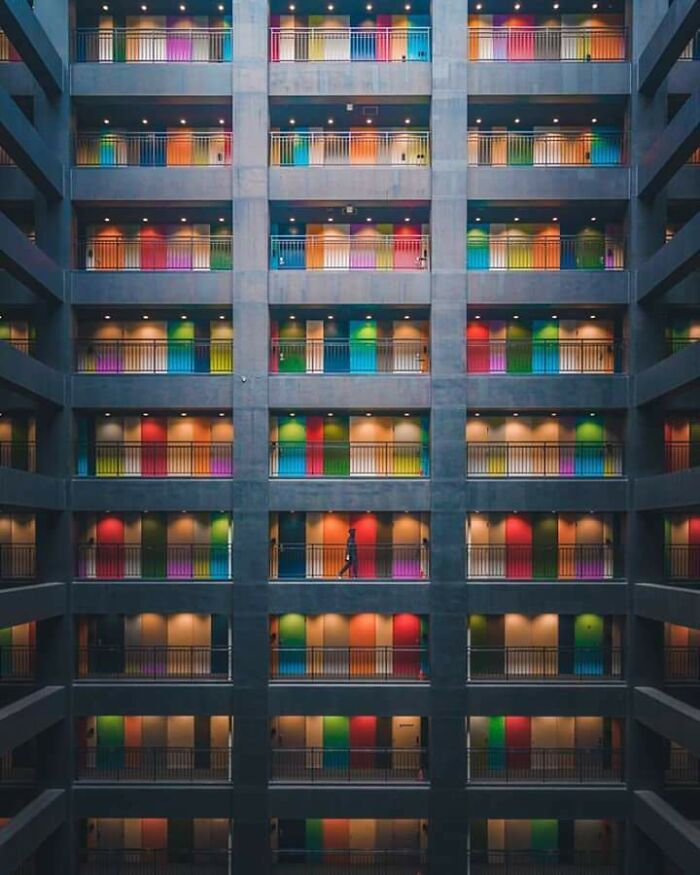 Residential Block In Japan