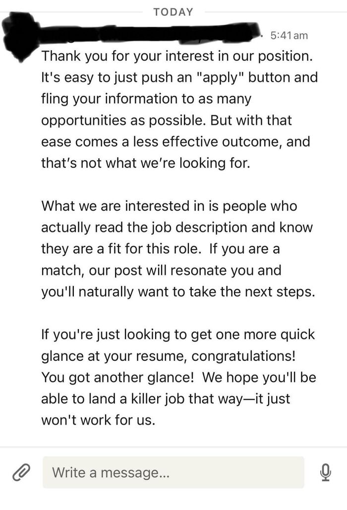 Response My Wife Received