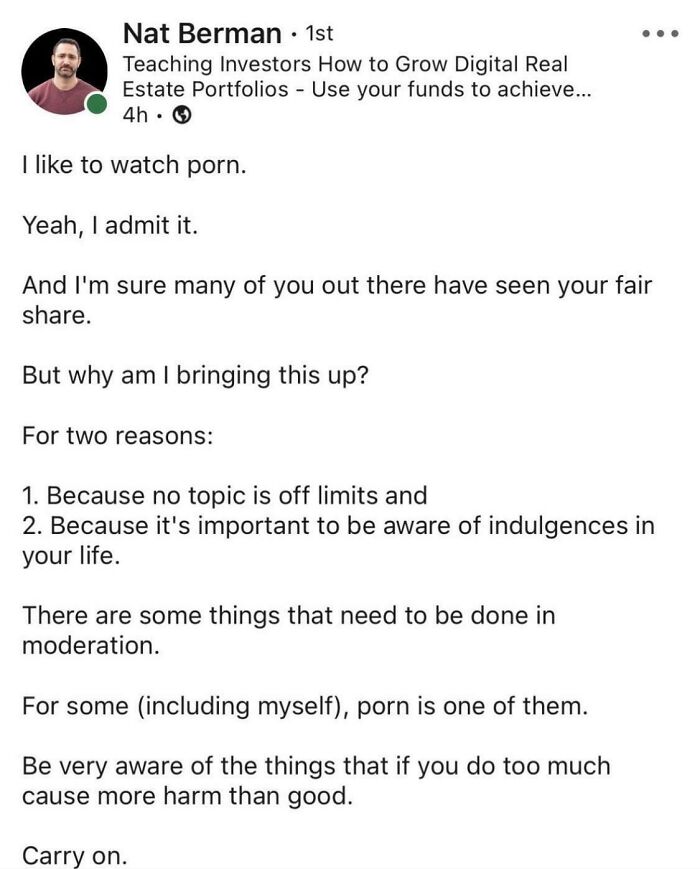 Still The Number One Post Here: Porn