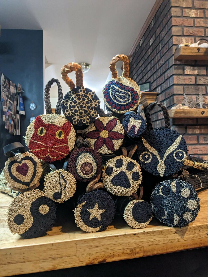 I Invented A New Broom Style That Makes Pictures On The Ends Of The Handles. Which One Is Your Favorite? Least Favorite?