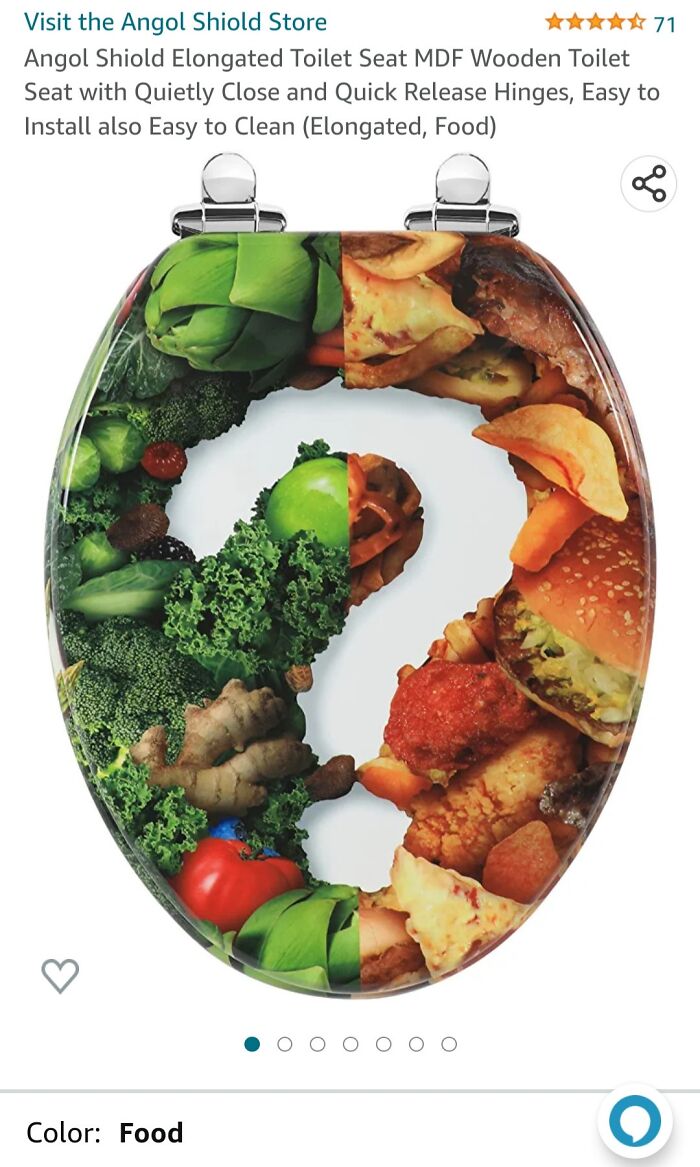 Why Is This A Design You Can Get On A Toilet Seat?