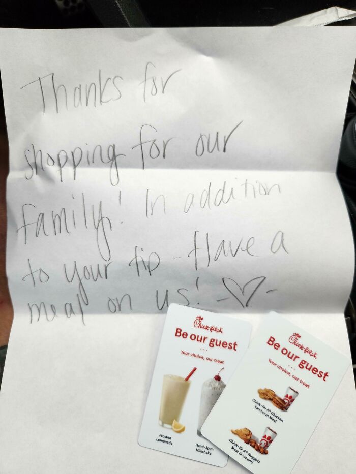 Nice Extra Tip Last Night!