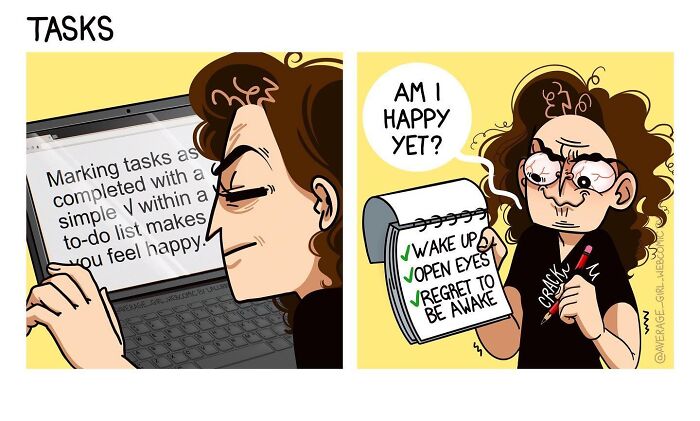 Relatable Comics Sum Up An Ordinary Girl's Life (New Pics)