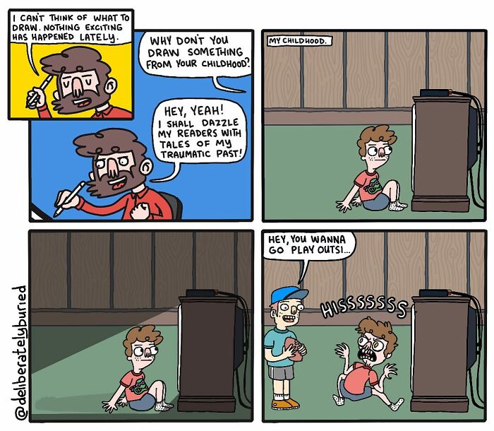 New ‘Deliberately Buried’ Comics For People Who Like Dark Humor