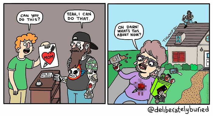 New ‘Deliberately Buried’ Comics For People Who Like Dark Humor