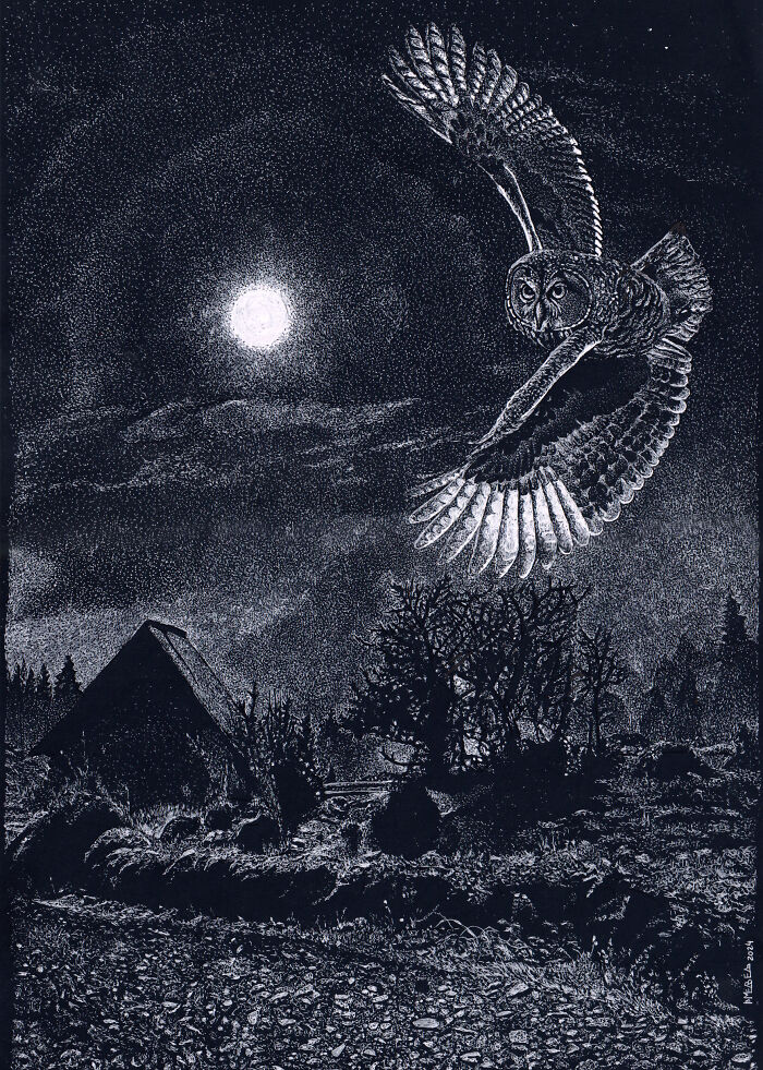 White On Black (14 Pics)