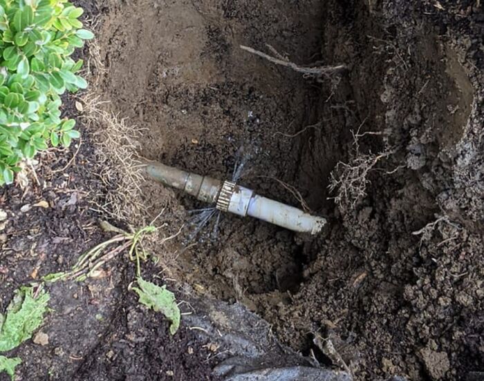 Spending $6,000 Because Some Idiot Who Built This House Cheaped Out And Used PVC For Part Of The Water Main