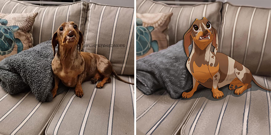 Artist Creates Adorable ‘Disney-Fied’ Pics Of Pets (New Pics)