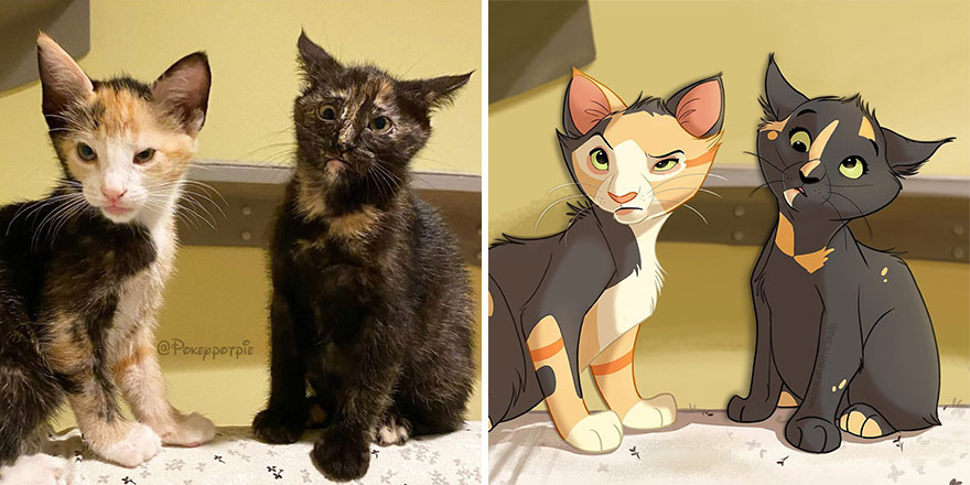 Artist Creates Adorable ‘Disney-Fied’ Pics Of Pets (New Pics)