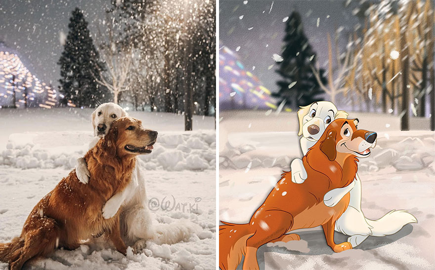 Artist Creates Adorable ‘Disney-Fied’ Pics Of Pets (New Pics)