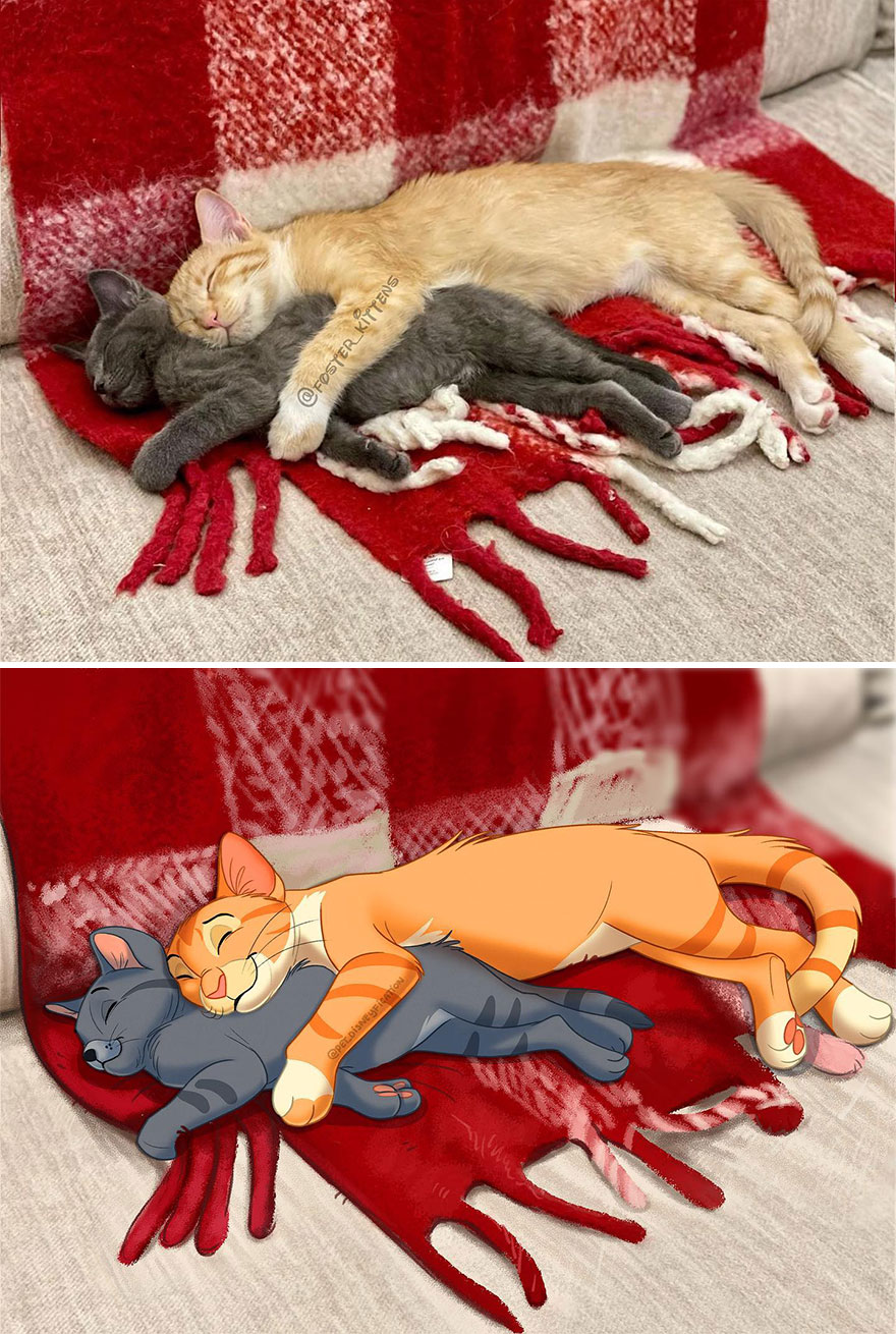 Artist Creates Adorable ‘Disney-Fied’ Pics Of Pets (New Pics)