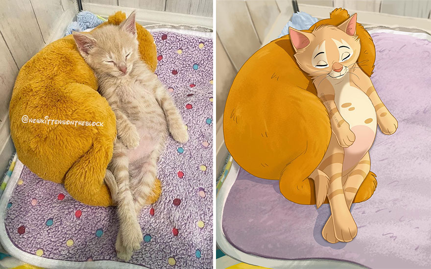 Artist Creates Adorable ‘Disney-Fied’ Pics Of Pets (New Pics)