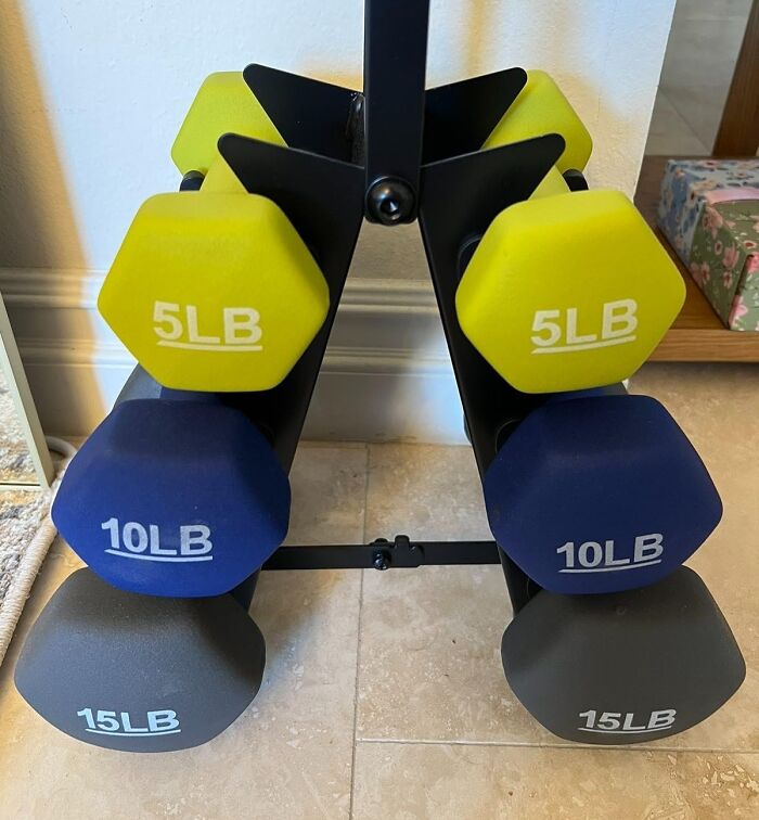 Get Fit With Amazon Basics Easy Grip Workout Dumbbells: Neoprene Coated For Comfort And Stability