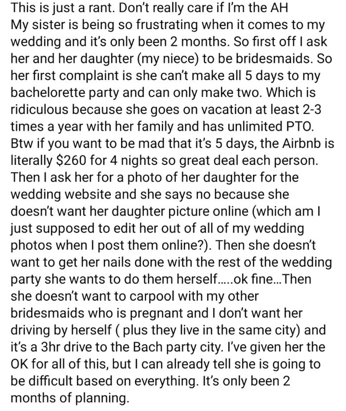 Five-Day Bachelorette Party? I Would Say No, Too