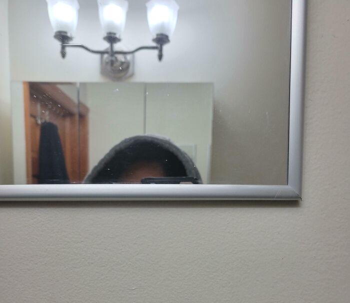 My Grandfather Put A Mirror In My Bathroom For Me