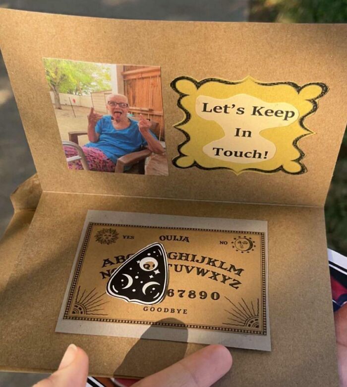 My Best Friend's Grandma Made These Before She Passed Away To Give Out At Her Funeral. What An Icon