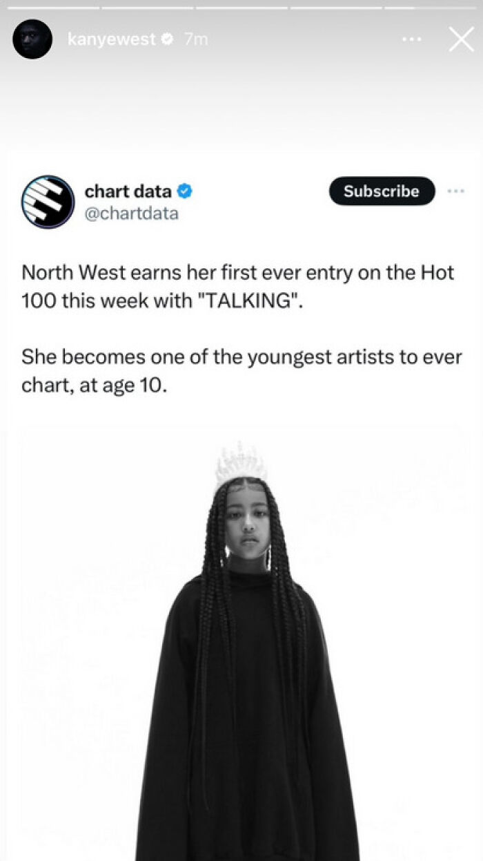 North West Becomes One Of The Youngest Artists To Enter Billboard&rsquo;s Hot 100