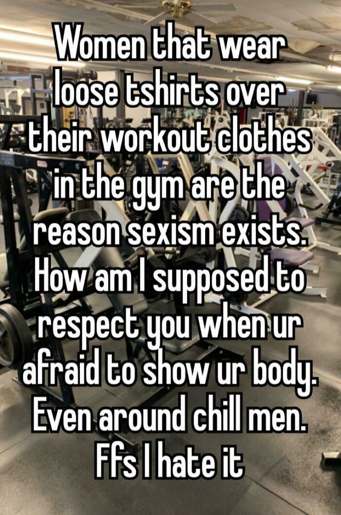 "How Am I Supposed To Respect You When Ur Afraid To Show Ur Body?"