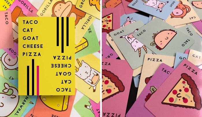 Get Ready To Laugh With Taco Cat Goat Cheese Pizza Card Game - Fun For All Ages!