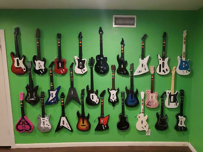 My Guitar Hero Controllers