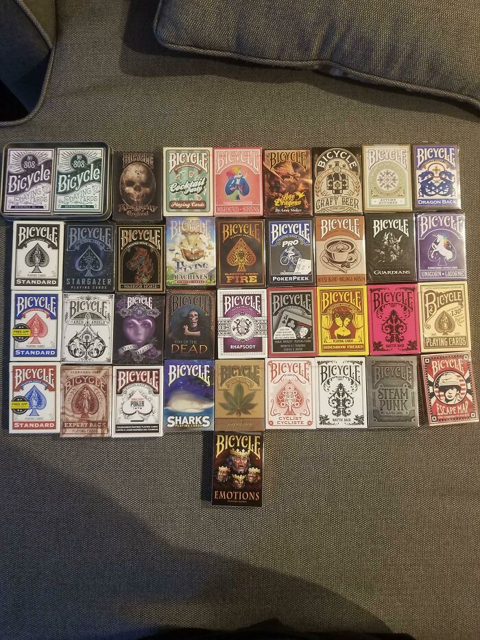 My Collection Of Bicycle Playing Cards!