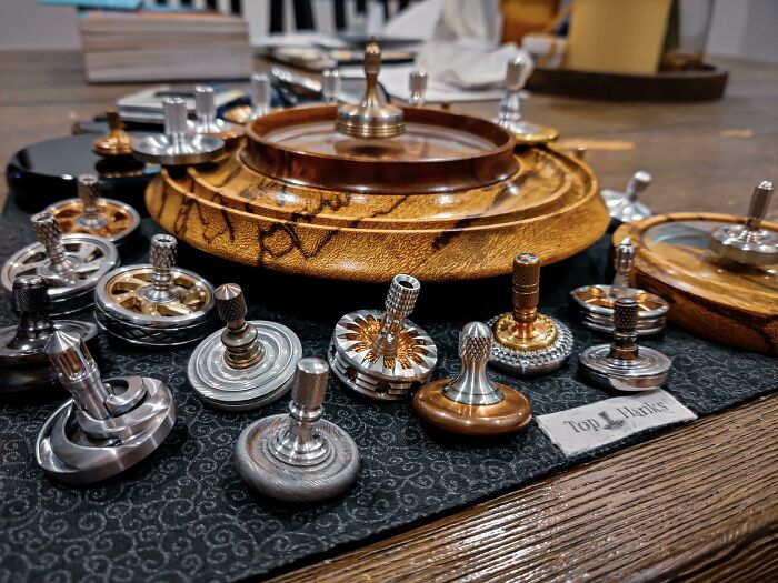 Metal Spinning Tops!