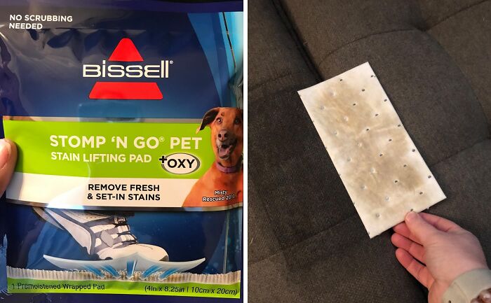 Easily Tackle Pet Stains With Bissell Stomp 'N Go Pet Lifting Pads + OXY - Say Goodbye To Carpet And Area Rug Stains For Good!