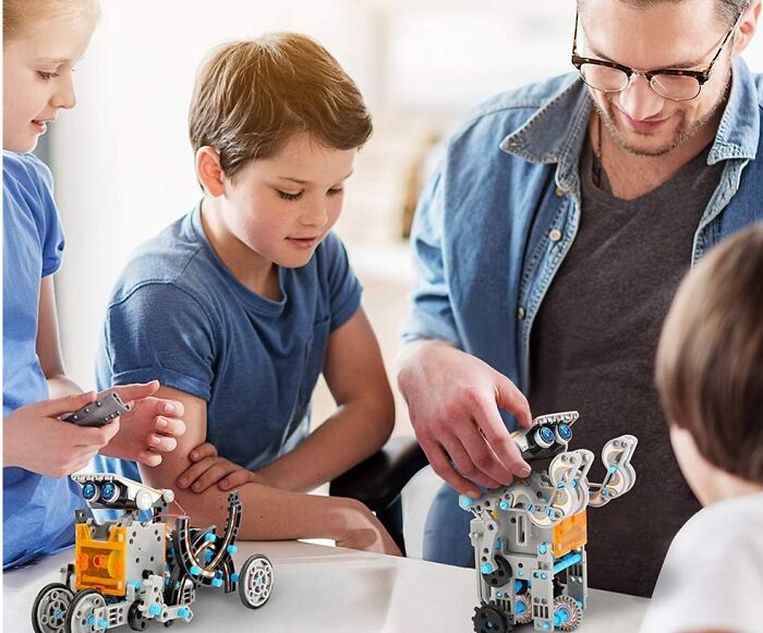 Unlock Learning Adventures With Sillbird STEM 12-In-1 Education Solar Robot Toys - Explore 190 Pieces DIY Building Science Experiment Kit For Kids!