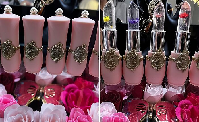 Revitalize Your Lips With Firstfly Pack Of 6 Crystal Flower Jelly Lipstick - Long Lasting Nutritious Lip Balm For Moisturized Lips With Magic Temperature Color Change Lip Gloss!