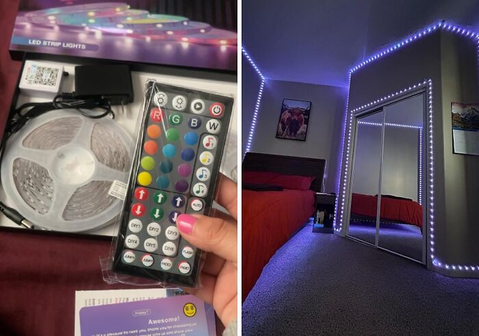 Transform Your Bedroom With Tenmiro LED Lights: 100ft Of Music Sync Color Changing Strip Lights For Vibrant Ambiance