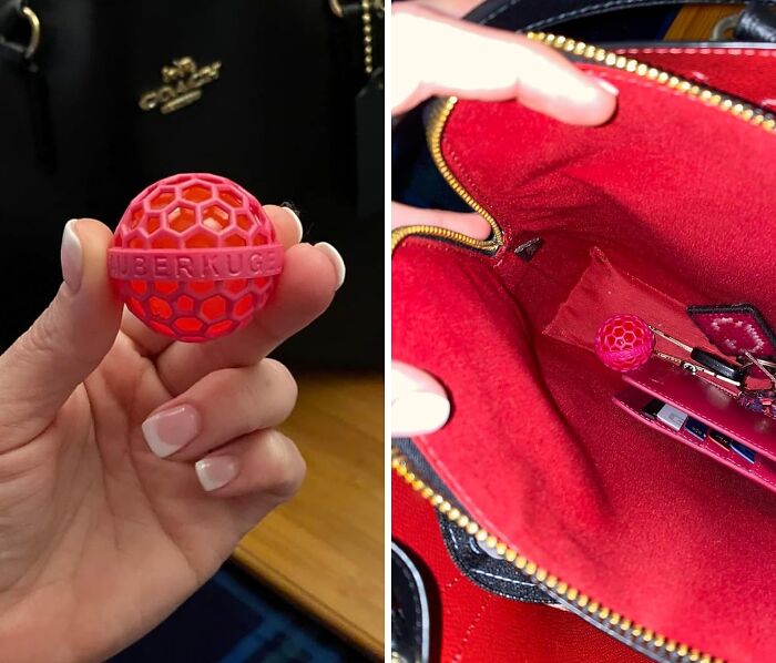 Dirt Begone! Sticky Ball Ensures Your Bags Stay Spotless Inside!