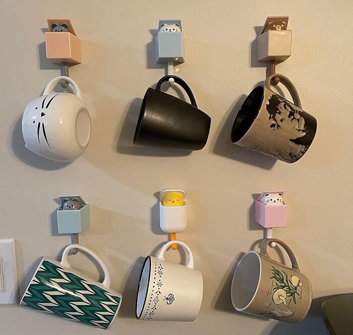 Unleash The Charm Of RELABTABY Creative Adhesive Coat Hook: 4 Pcs Cute Pet Hooks To Bring Joy And Organization To Your Space!