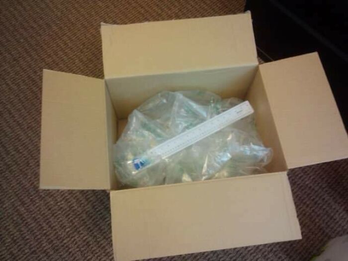 Forgot About This Gem...this Was 12 Years Ago But I Believe That Was About An 18-In Ruler And It Was Absolutely The Only Thing In That Box