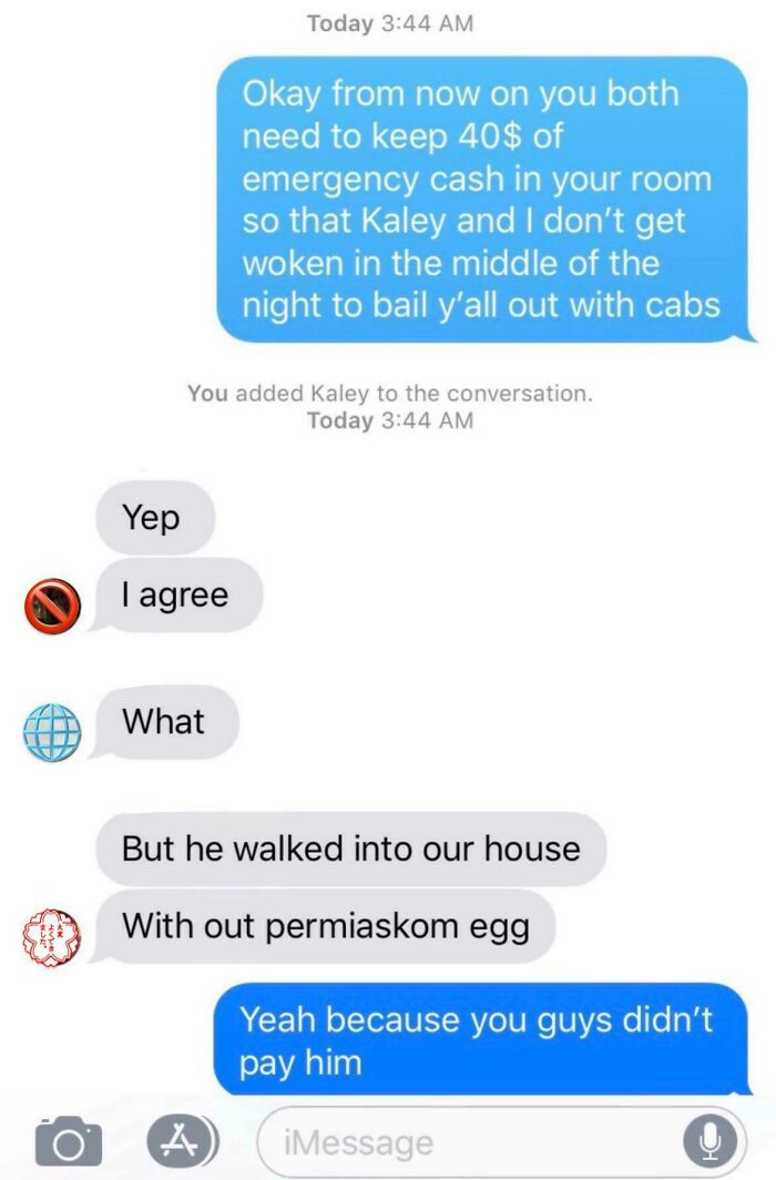 Getting Woken By The Cops Because Your Roommates Refused To Pay A Taxi 